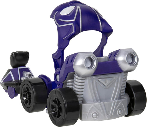 Marvel Spidey and His Amazing Friends Jump Attack Vehicle (Black Panther) - Jump Attack 2-in-1 Vehicle with Black Panther - Toys Featuring Your Fr...