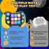 Quick Push Pop Game - 5 Mode Electric Fast Push Handheld Games Sensory Button Light up Toys with 7 Color Lights, Party Toys for Kids Teens Adults ...
