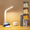 Home Office Touch Control Eye Protection Small Desk Lamp, With Mobile Phone Holder, With USB Charging Cable (Adapter Not Included), 3 Color Temper...
