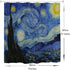 IcosaMro Starry Night Shower Curtain for Bathroom with Hooks, V. Gogh Stars Art Decorative Long Cloth Fabric Shower Curtain Bath Decorations - 71W...