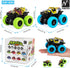 M SANMERSEN 2 Pack 360° Rotating Monster Truck Toys for 3-5 Year Old Boys and Girls - Toddler Car Toys Gifts...