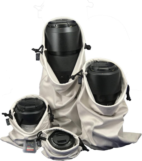 Lens Jammies Microfiber Drawstring Bags (Variety Pack)...
