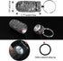 Pill Container Pill Case Bling Crystal Rhinestone Portable Waterproof Pill Holder Box Storage Bottle with Keychain for Travel, Outdoor, Camping (G...