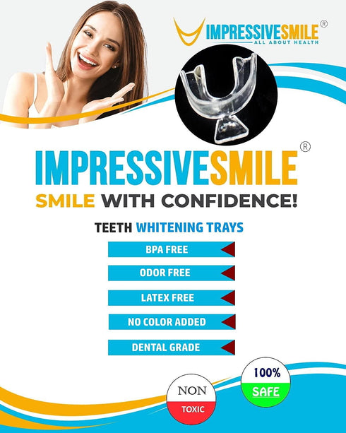 20/Pack Thermo-Molding Boil and Bite Teeth Whitening Mouth Trays Wholesale Value...