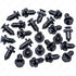 Rexka 25pcs Splash Shield Under Cover Mud Guard Wheelhouse Liner Bumper Cover Push Type Retainer Clip for Nissan 01553-09241 240SX Maxima Subaru F...
