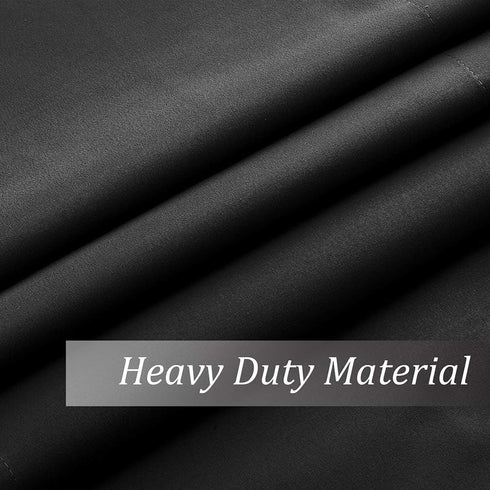 Valea Home Blackout Valance Curtains Waterproof Soft Rod Pocket Valance for Kitchen and Bathroom Window Room Darkening Valances for Bedroom, 52 in...