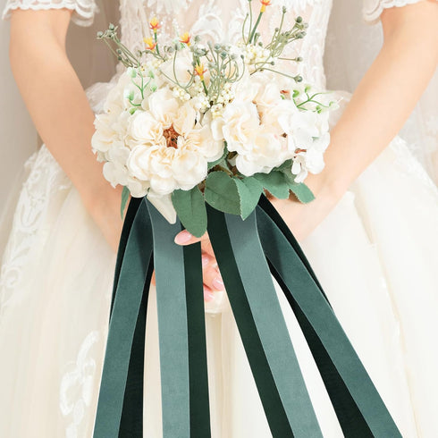 Black Velvet Ribbon 1/4 Inch x 20Yd,Double Faced Premium Velvet Ribbon for Gift Wrapping Handmade Crafts Bow Making,Christmas and Wedding Decorati...