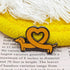 Cute Dachshund Pin with Heart Shape - Animal World Series - Enamel Lapel Pin - Plated Badge for Clothing, Bags, and Lanyards...