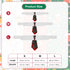 Christmas Dog Necktie, Classic Red Green Plaid Christmas Dog Collar Pet Tuxedo Style Dog Ties Comfortable Christmas Pet Collars for Small, Medium,...