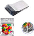 200 Pack Resealable Mylar Bags Smell Proof Pouch Aluminum Foil Packaging Plastic Ziplock Bag,Small Mylar Storage Bags For Bulk Candy,Cookies,Snack...