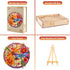 Wooden Puzzles for Adults, Dragonflies family Wooden Jigsaw Puzzles for Adults, Wood Puzzles Adult, Unique Animal Shape Wood Cut Puzzles for Famil...