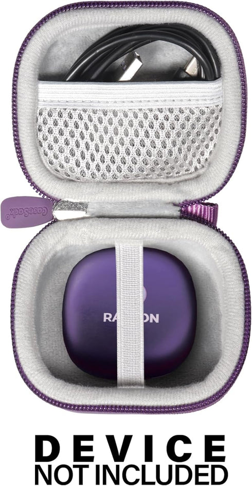 CaseSack Case for Raycon Fitness Bluetooth True Wireless Earbuds with Built in Mic 56 Hours (Purple)...