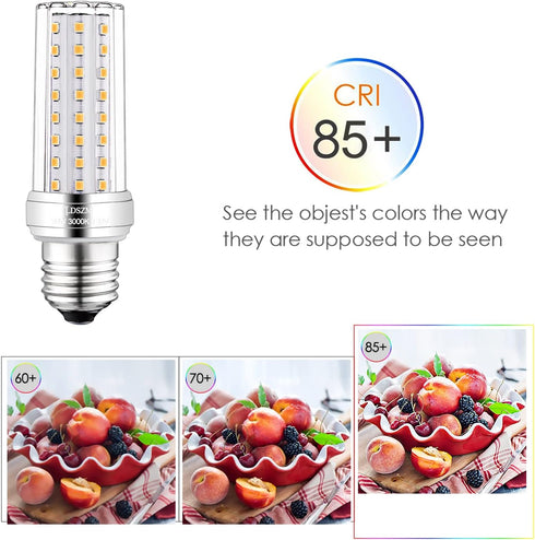 E26 LED bulbs,20W LED Corn Light Bulb,150W Equivalent 2000lm CRI 85+ Warm White 3000K E26/E27 Base Non-dimmable Ceiling Fan Light Bulbs for Indoor...