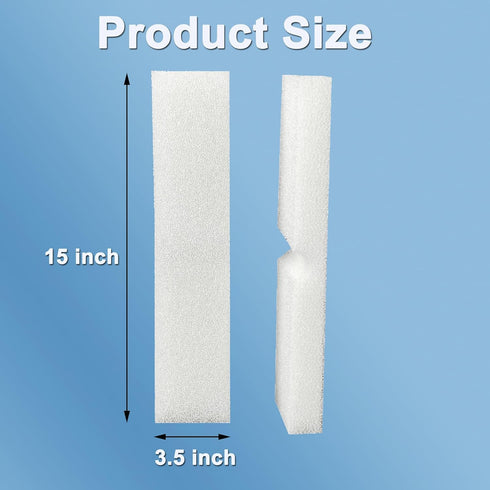 4 Pcs Foam Filter Pads for Fluval Fx4 FX5 FX6 Canister Filter Aquarium Bio Sponge Replacement...