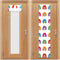 clothmile 2 Pcs Classroom Door Window Cover Rainbow Classroom Door Window Cover 8 X 36 Inches Blackout Lockdown Shades for Glass Doors Window Cove...