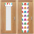 clothmile 2 Pcs Classroom Door Window Cover Rainbow Classroom Door Window Cover 8 X 36 Inches Blackout Lockdown Shades for Glass Doors Window Cove...