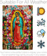 Our Lady of Guadalupe Flag Home Decor Faith Hope Grace Grave Yard Decorations For Cemetery Peace Dove Religious Decoration Religion Easter Garden ...