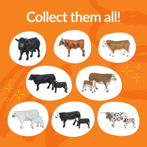 Big Country Toys Hereford Bull - 1:20 Scale - Hand Painted - Farm Toys - Farm Animal Toys...