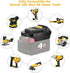 Adapter for Milwaukee to for Dewalt Power Tools, URUN MIL18DL Battery Adapter for Milwaukee M18 18V Battery Convert for Dewalt 20V Power Tools(No ...