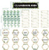 116pcs Eucalyptus Classroom Jobs Bulletin Board Set Classroom Teacher's Helper Charts Eucalyptus Cutouts Name Plates Kits Decorations for Bulletin...