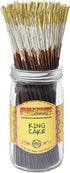 Wild Berry Incense Sticks - King Cake - Delectable Cinnamon Sugar Scent with Vanilla - Hand Dipped in The USA (100 Count)...