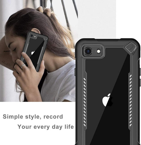 for iPhone SE 2022 Case/SE 2020 Case/iPhone 7/8 Case Waterproof Shockproof,with Built-in Screen Protector,Full Body Heavy Duty Protective Phone Ca...