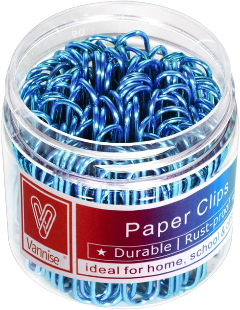 Paper Clips, 2 Inch Large Paper Clips(50mm), Corrosion-resistant Vinyl Coated Paper Clips, Durable and Save-money, Holds up to 30 Sheets Jumbo Pap...