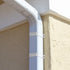 Downspout Adapter Gutter Downspout Strap 3x4 Leader Strap 3x4 4pcs (White)...