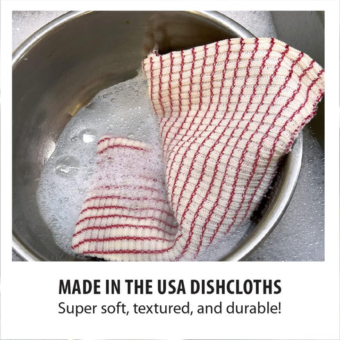 RADA Cutlery Dishcloths (B305), 11x12?, Made in USA, Multicolored (Colors Will Vary), 2-Piece...