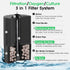 hygger Aquarium Sponge Filter 5-20 Gallon Small Fish Tank Filter for Breeding Fry Shrimp Snails Betta Air-Powered Filter with Reusable Biochemical...