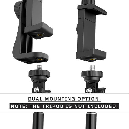 Universal Phone Tripod Mount Adapter with ?ireless Camera Remote, Cell Phone Holder with Adjustable Clamp for Selfie Stick Monopod Compatible with...