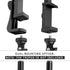 Universal Phone Tripod Mount Adapter with ?ireless Camera Remote, Cell Phone Holder with Adjustable Clamp for Selfie Stick Monopod Compatible with...