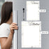 Dry Erase Whiteboard Vinyl Sticker Decal for Notes & Reminders by Glassboard Studio | Removable & Reusable | Magnetic Fine-Tip Marker Included (9 ...
