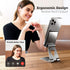 Cell Phone Stand Holder Adjustable Increase Fully Foldable Thick Aluminum Desktop Cellphone Cradle (Silver)......