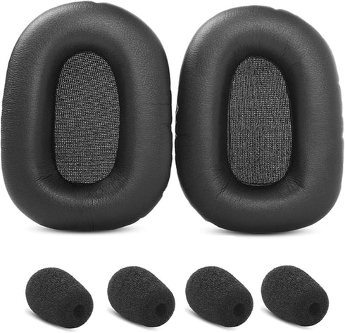 TaiZiChangQin Cushion Ear Pads Mic Foam Replacement Compatible with VXI BlueParrott B450-XT B650-XT Noise Cancelling Bluetooth Mono Wireless Headp...