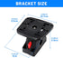 Fish Finder Mount Base with Mount Bracket, Removable Adjustable Boat Fish Finder Electronic Mount, Universal Marine Electronic Fish Finder Mount f...