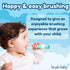 brush-baby BabySonic Infant and Toddler Electric Toothbrush for Ages 0-3 Years - Smart LED Timer and Gentle Vibration Provide a Fun Brushing Exper...