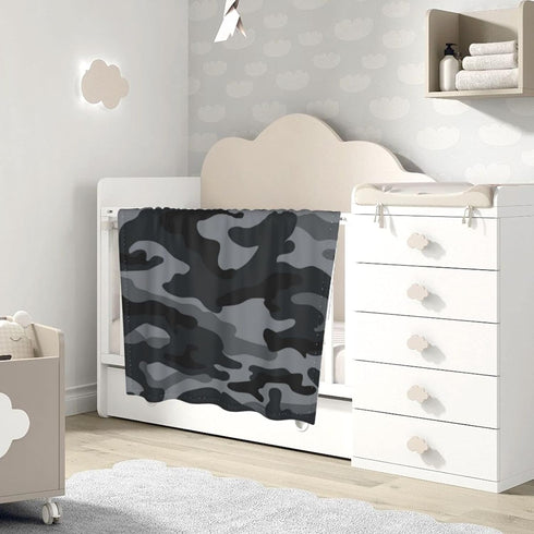 Military Camouflage Baby Blankets Soft Warm Fuzzy Plush Camo Bed Throw Blanket for Newborn Infant Toddler Girls Boys Kids, 30"X40"...