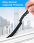CODOGOY Crevice Cleaning Brush 3 Pack Multifunctional Gap Cleaning Brush Tool Bathroom Gap Brush Grout Cleaner Brush Hard Bristle Crevice Black Cl...