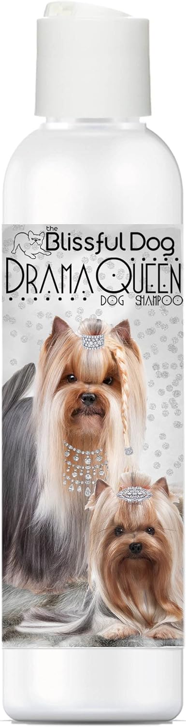 The Blissful Dog Drama Queen Luxury Dog Shampoo - Yorkshire Terrier, Nourishing Pet Supplies, Dog Grooming Supplies for Soft, Silky, Shiny Coat, M...