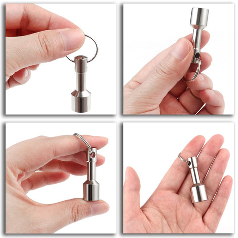 Keychain Magnet for Testing Brass, Pocket Magnets for Purse with Strong Magnetic Rare Earth Neodymium,Gold,Silver, Jewelry, Metals Test Magnet and...