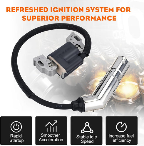 HIPA 595304 Ignition Coil Magneto Armature for Briggs & Stratton 799650 592841 795315 495859 17HP 17.5HP 19.5HP 20HP Intek OHV Engine...