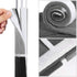 MRKG Refrigerator Door Handle Covers, Keep Your Kitchen Appliance Clean from Smudges, Drips, Food Stains, Oil, Washable Without Fading or Cracking(Grey, Black, 2pcs).