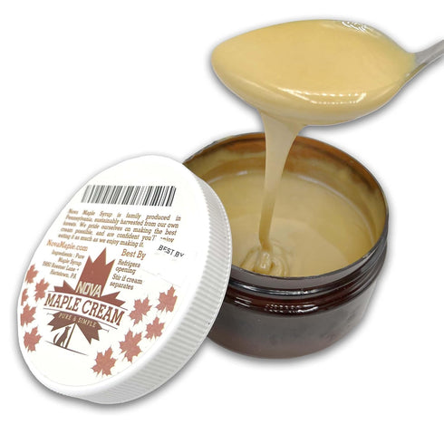 Nova Maple Cream - Pure Grade-A Maple Cream Butter Spread (1/2 Pound)...