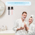 VIS'V Shower Wall Razor Holder, Metal Adhesive Razor Hooks for His and Hers, Waterproof, Black, 2 Pcs...