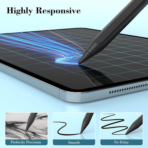 iPad Pencil, Accokids 10 Mins Fast Charging Stylus Pen for iPad Apple Pencil with Palm Rejection, Compatible w/iPad Air 3/4/5, iPad Mini 5/6, iPad...