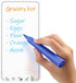 Dry Erase Grocery List for Fridge - 4.5 x 8.5 in Dry Erase Shopping List for Fridge Magnetic Grocery List Dry Erase Small Grocery List Whiteboard ...