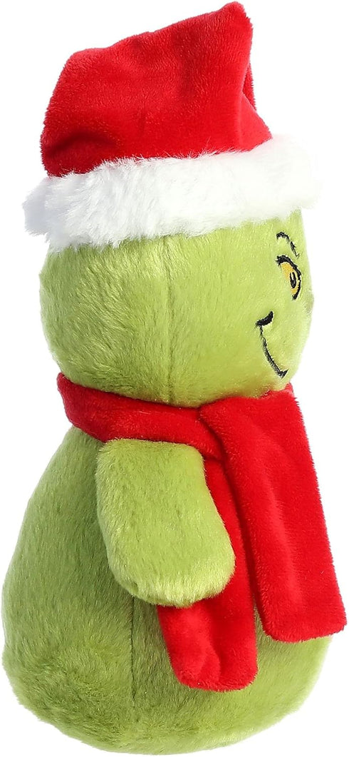 Aurora® Whimsical Dr. Seuss™ Grinch Snowman Stuffed Animal - Magical Storytelling - Officially Licensed - Green 8 Inches...