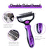 Pet Grooming Brush and Metal Comb Double Sided Long Hair Pet Undercoat Cleaner Undercoat Rake for Dogs and Cats Removes Mats and Lint Effectively ...