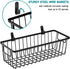 SheeChung Farmhouse Decor Metal Wire Bathroom Storage Organizer Basket Bins - for Cabinets, Shelves, Closets, Vanity Countertops, Under Sinks, Pan...